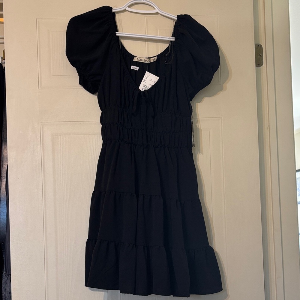 Liberty Love Black Mini Dress